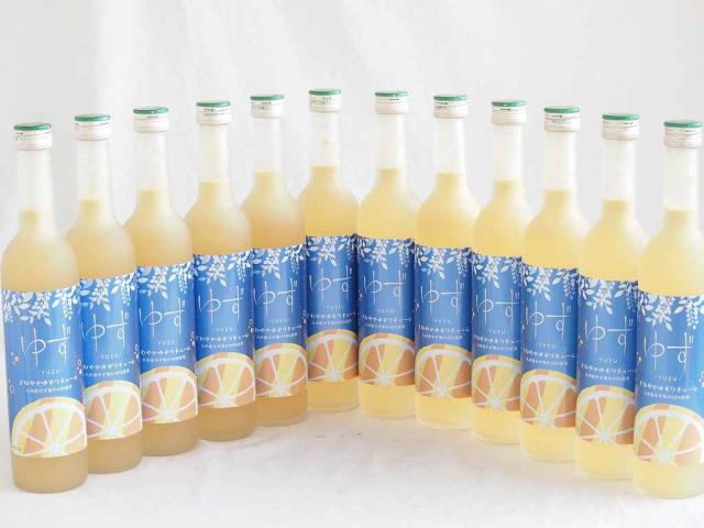 12本セット(九州産さわやかゆずリキュール(宮崎県)) 500ml×12本