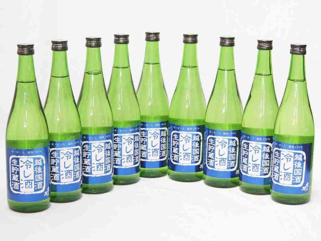 9本セット(新潟県産冷し酒 吉乃川 越後国酒 生貯蔵酒14%(新潟県)) 720ml×9本の通販は 11,385円