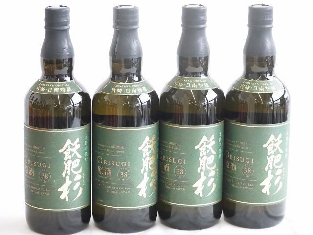 4本セット(減圧蒸留100％芋焼酎 飫肥杉 原酒 38度 井上酒造(宮崎県)) 720ml×4本