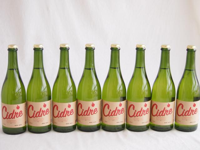 8本セット(長野県産りんご スペイン風シードル ストロングサワー 辛口) 750ml×8本