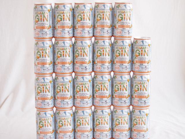 23本セット小正醸造 コマサ ジン ソーダ 桜島 小みかん 缶alc5度 350ml×23本