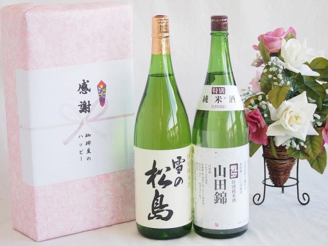 日本酒2本セット売り 日本酒特別純米酒デラックス感謝の贈り物