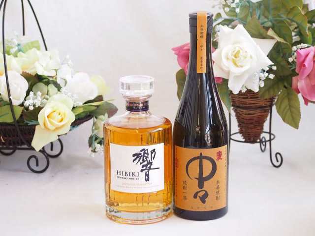 贈り物ギフト ジャパニーズウイスキーと本格麦焼酎対決セット 響700ml