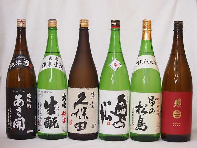 ○の通販なら○ 萬寿飲み比べ6本セット(大七 生もと純米(福島県