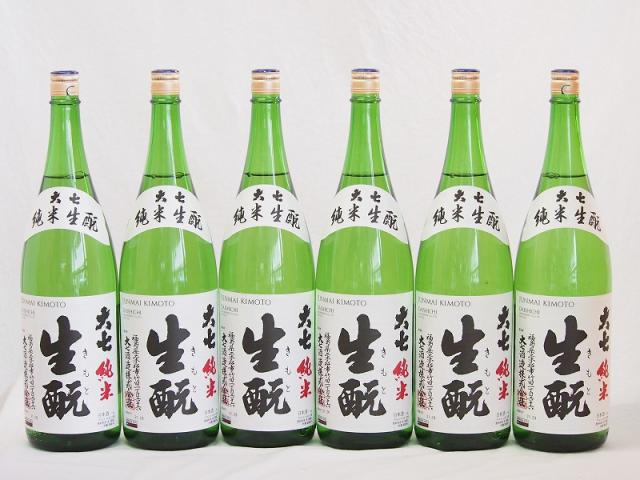 福島大七6本セット(大七 生もと 純米(福島県)) 1800ml×6本