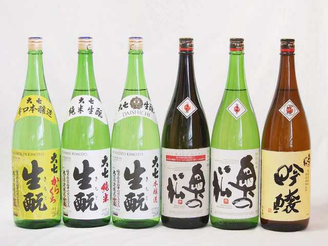 福島大七6本セット(奥の松 全米吟醸（福島県） 奥の松 吟醸（福島県） 奥の松 特別純米（福島県） 大七 生もと 本醸造(福島県) 大七 生もの通販は 14,804円