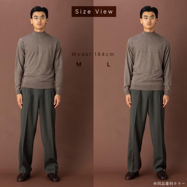【正規取扱い販売店】ジョンスメドレー JOHN SMEDLEY KILDAY モックネック長袖ニットプルオーバー 30G 30ゲージ メンズ メリノウール ハイゲージ モダンフィット モックネック ニット 長袖 無地 上品 シンプル エレガント 洗練 KILDAY_16