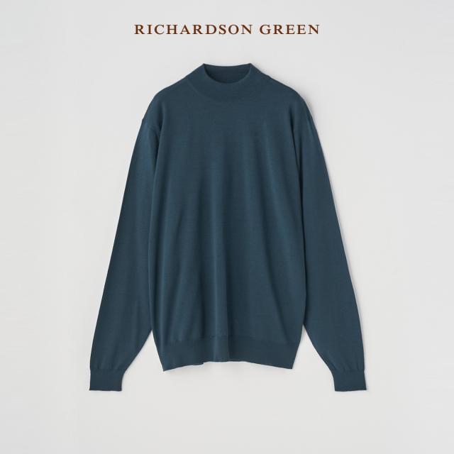 【正規取扱い販売店】ジョンスメドレー JOHN SMEDLEY KILDAY モックネック長袖ニットプルオーバー 30G 30ゲージ メンズ メリノウール ハイゲージ モダンフィット モックネック ニット 長袖 無地 上品 シンプル エレガント 洗練 KILDAY_2