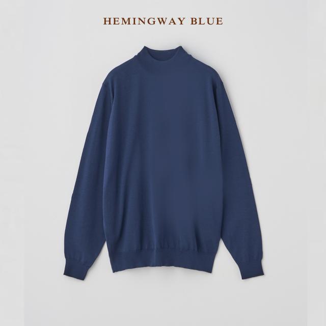 【正規取扱い販売店】ジョンスメドレー JOHN SMEDLEY KILDAY モックネック長袖ニットプルオーバー 30G 30ゲージ メンズ メリノウール ハイゲージ モダンフィット モックネック ニット 長袖 無地 上品 シンプル エレガント 洗練 KILDAY_4