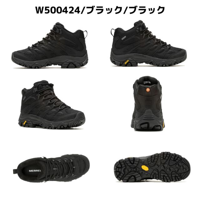 メレル MERRELL 【正規取扱い販売店】MOAB 3 SYNTHETIC MID GORE-TEX モアブ 3 シンセティック ミッド ゴアテックス レディース 防水 アウトドア キャンプ 登山 カジュアル シューズ スニーカー W500182 W500184 W500416 W500420 W500424