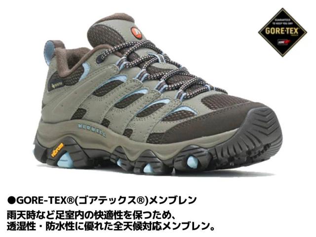 メレル MERRELL 【正規取扱い販売店】MOAB 3 SYNTHETIC GORE-TEX モアブ 3 シンセティック ゴアテックス レディース 防水 アウトドア キャンプ 登山 カジュアル シューズ スニーカー W500188 W500426W00005127 W00004921_5