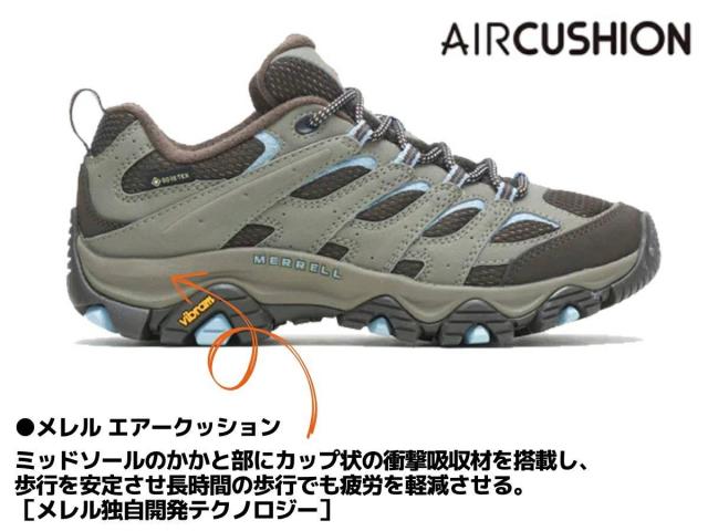 メレル MERRELL 【正規取扱い販売店】MOAB 3 SYNTHETIC GORE-TEX モアブ 3 シンセティック ゴアテックス レディース 防水 アウトドア キャンプ 登山 カジュアル シューズ スニーカー W500188 W500426W00005127 W00004921_6