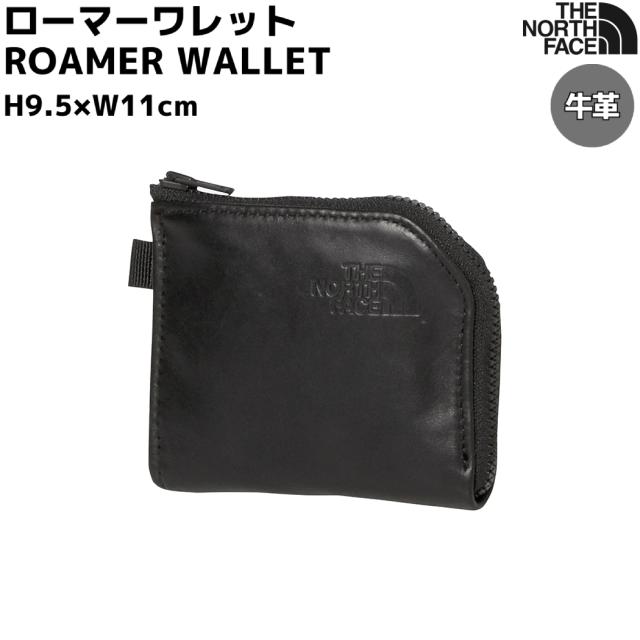 ザ・ノース・フェイス THE NORTH FACE 【正規取扱店】ローマーワレット ROAMER WALLET メンズ レディース ユニセックス 財布 牛革 カジュアル 小物 普段使い アウトドア パスケース コインケース NM82399 K