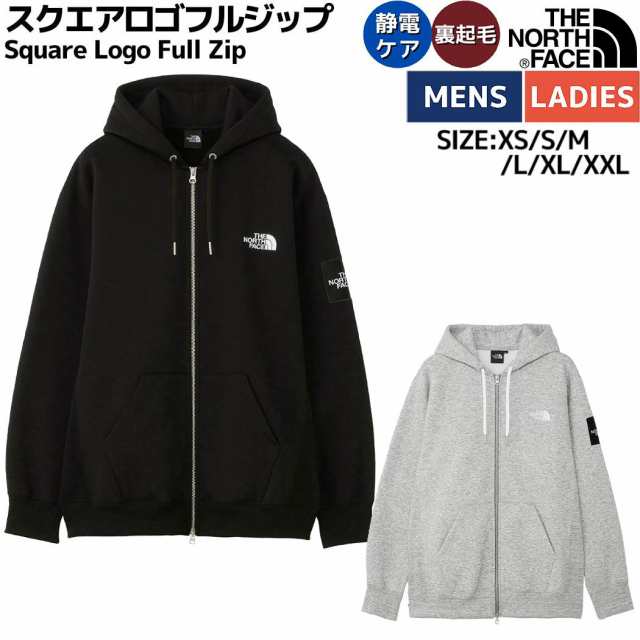 ノースフェイス THE NORTH FACE Square Logo Full Zip スクエアロゴ