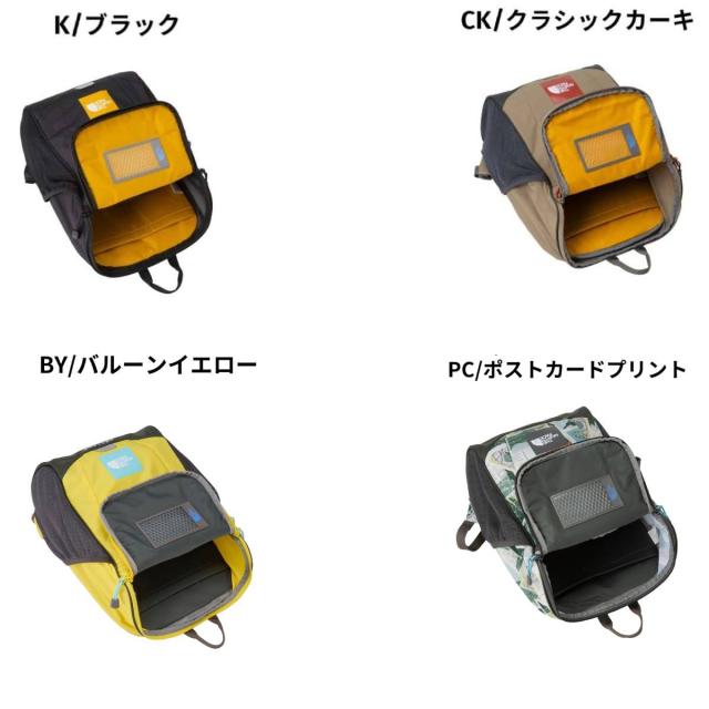 ザ・ノース・フェイス THE NORTH FACE 【正規取扱店】K Rectang レクタング 17L キッズ ブラック ベージュ ブルー ピンク イエロー カジュアル バッグ リュック 中型 デイパック NMJ72359 K CK HB PP BY PC_15
