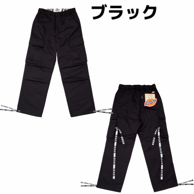 キックスシックス KIXSIX KIXSIX Dickies コラボ カーゴパンツ LOGO 