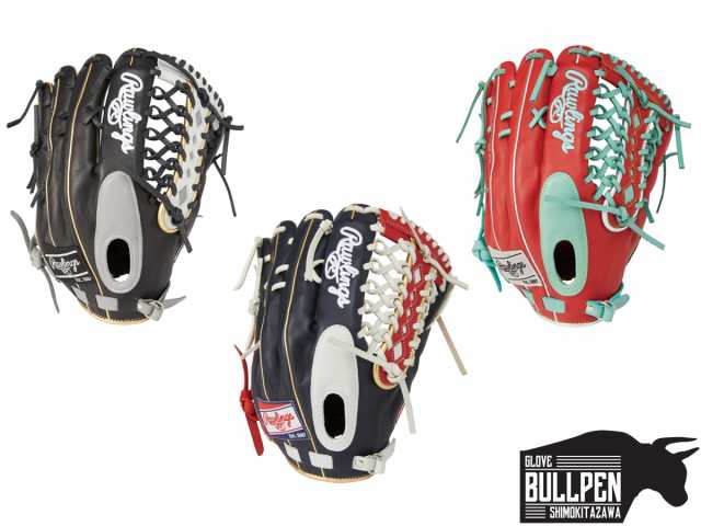 ローリングス Rawlings HOH MLB COLOR SYNC 軟式用グラブ 外野手用 一般 野球 軟式 グローブ  GR2HMB88FB-B×GRY/N×SC/SC×MINT｜au PAY マーケット