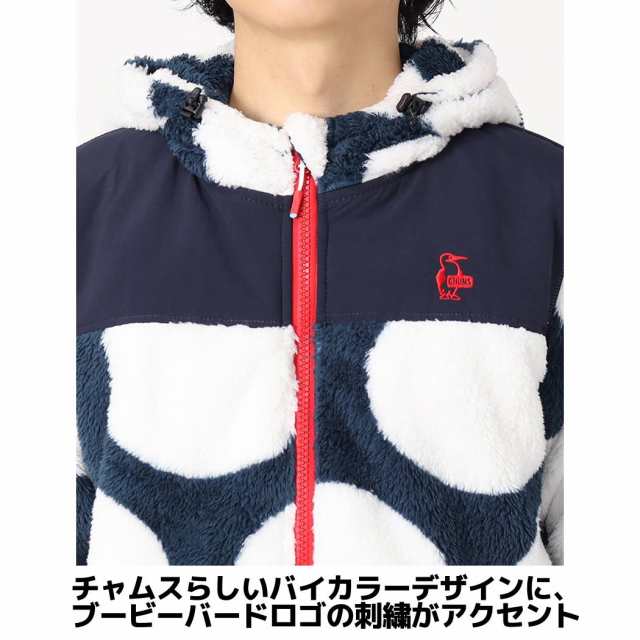 チャムス CHUMS Elmo Fleece Full Zip Parka エルモフリースフルジップ