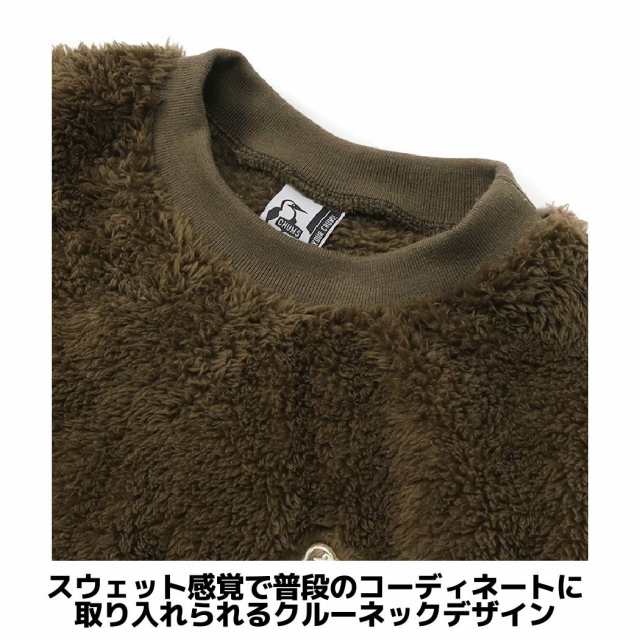 チャムス CHUMS Elmo Fleece Crew Top エルモフリースクルートップ