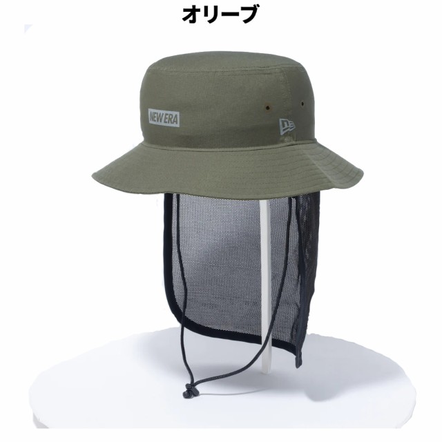 売り公式店 ニューエラ NEWERA 迷彩ハット あご紐付き キャンプ