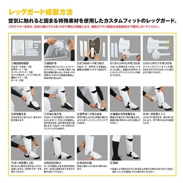 エヴォシールド/エボシールド EVOSHIELD EVOPROSRZ 2.0 レッグガード カスタムフィット 右打者用 左打者用 一般 野球 防具 バッティング 打撃 すね 足 ベースボールマリオ WB57269 WB5777801_7