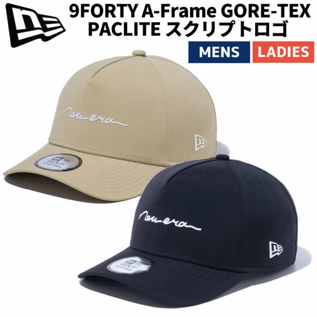 ニューエラ NEW ERA 9FORTY A-Frame GORE-TEX PACLITE スクリプトロゴ