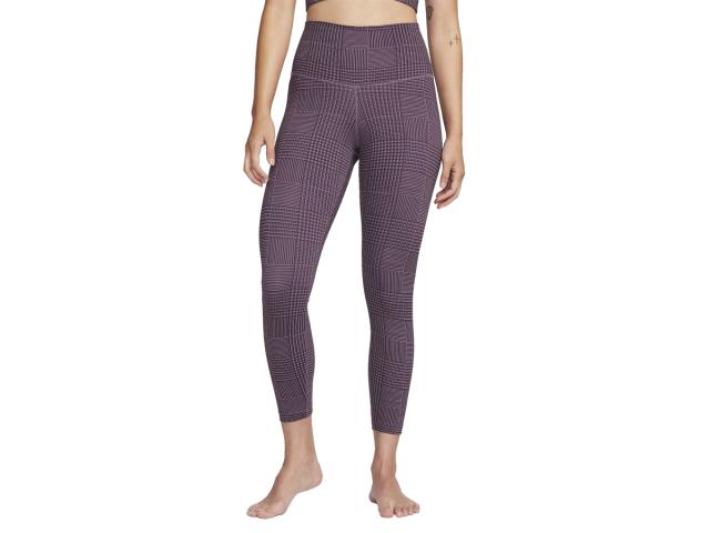 ナイキ NIKE ヨガ Dri-FIT ハイウエスト 7/8 レギンス レディース パープル 紫 スポーツ フィットネス タイツ スパッツ FB4627-536の通販は