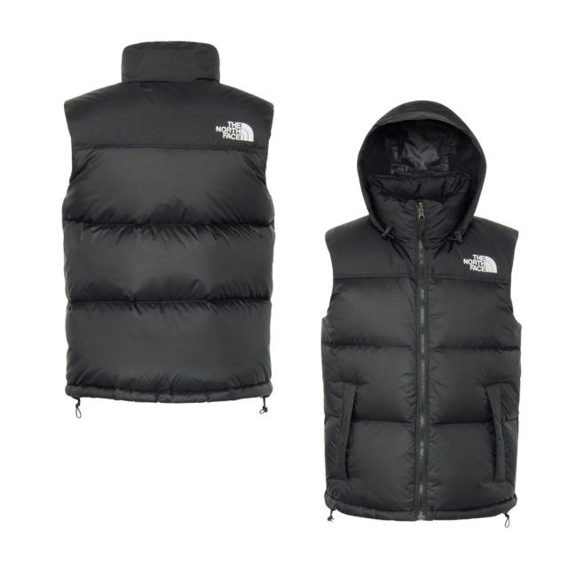 ザ・ノース・フェイス THE NORTH FACE 【正規取扱店】NUPTSE VEST ヌプシベスト レディース 秋 冬 カーキ ブラック カジュアル アウトドア 防寒 ウェア ダウンベスト 撥水 ビルトインフード NDW92557 CK B_4