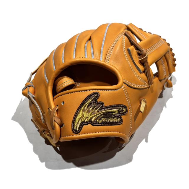 アイピーセレクト ip select  ipセレクト 【専用グラブ袋付き】 Luxury Collection 硬式用グラブ 内野手用 十河モデル 27.5cm 一般 オレンジ×タン 日本製 野球 硬式 グローブ 内野手 Ip.1050-15