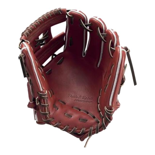 ZETT PROSTATUS 野球グローブ 赤 レザー 収納袋付き ≪人気≫ZETT