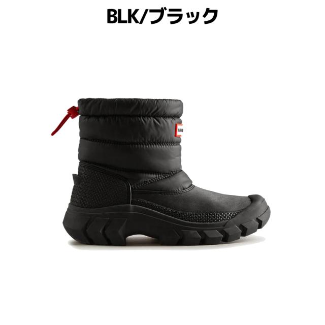 【正規取扱販売店】ハンター HUNTER レディース イントレピッド インシュレイティド ショート スノー ブーツ ウィメンズ 秋 冬 ブラック 黒 シューズ レインシューズ レインブーツ 長靴 雨靴 耐水 防水 保温 防寒 雪 WFS2108WWU