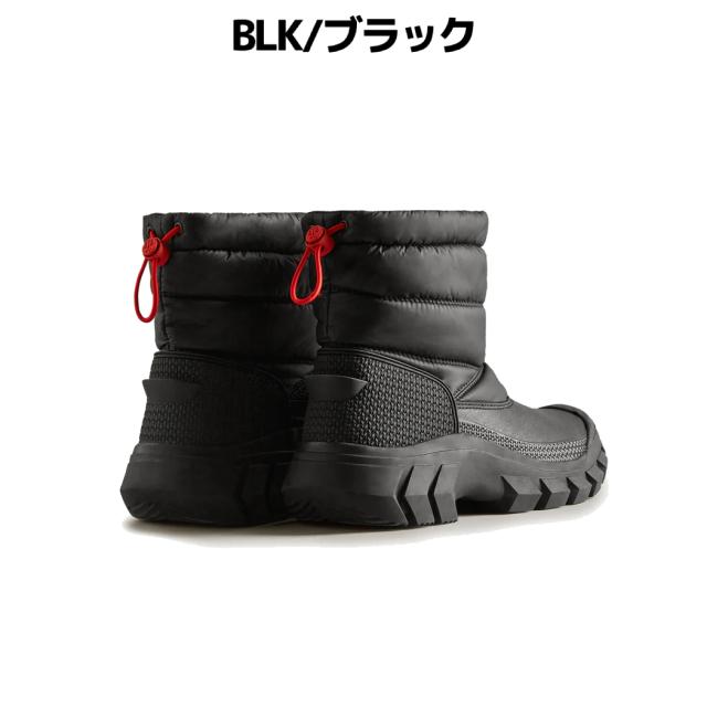 【正規取扱販売店】ハンター HUNTER レディース イントレピッド インシュレイティド ショート スノー ブーツ ウィメンズ 秋 冬 ブラック 黒 シューズ レインシューズ レインブーツ 長靴 雨靴 耐水 防水 保温 防寒 雪 WFS2108WWU