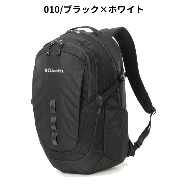 コロンビア Columbia ペッパーロック 30L バックパック メンズ レディース ユニセックス ブラック 黒 カジュアル アウトドア バッグ バックパック ブラック 黒 通勤 通学 旅行 はっ水 撥水 PC パソコン PU7254 010 011_1