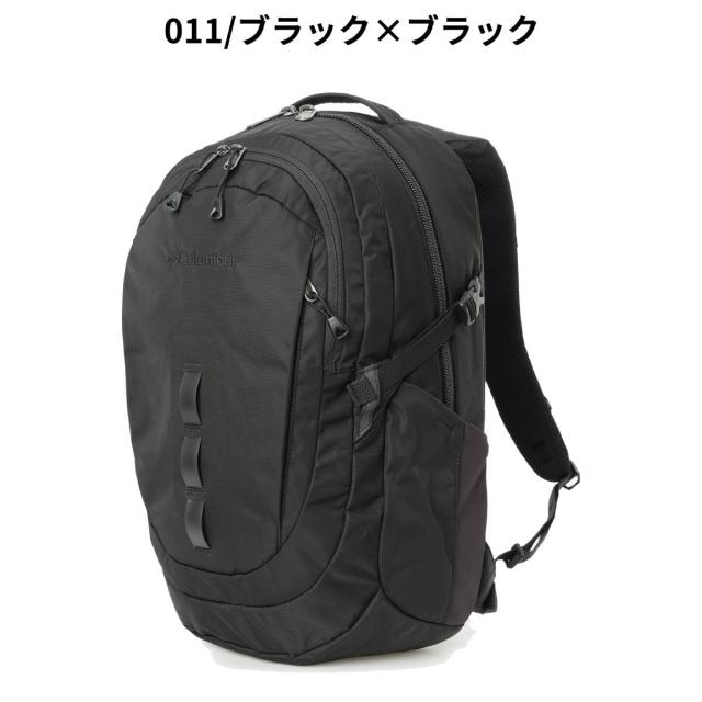 コロンビア Columbia ペッパーロック 30L バックパック メンズ レディース ユニセックス ブラック 黒 カジュアル アウトドア バッグ バックパック ブラック 黒 通勤 通学 旅行 はっ水 撥水 PC パソコン PU7254 010 011_3