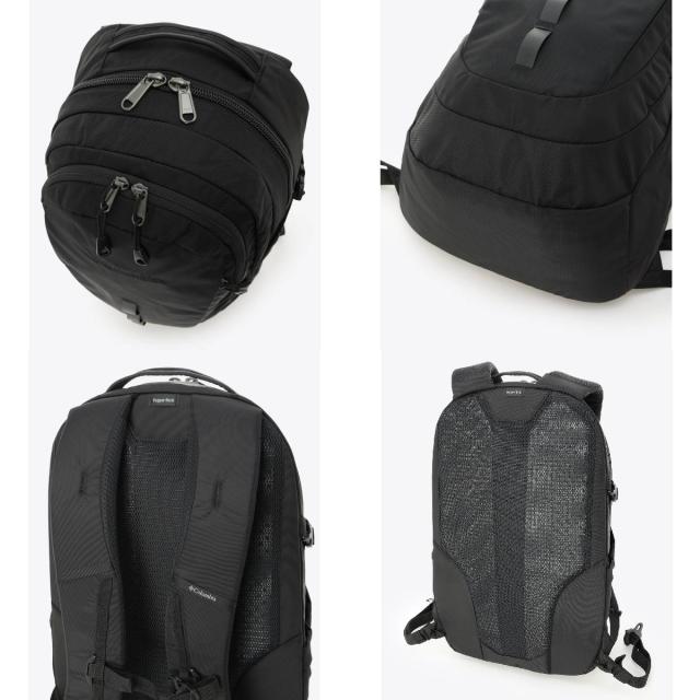 コロンビア Columbia ペッパーロック 30L バックパック メンズ レディース ユニセックス ブラック 黒 カジュアル アウトドア バッグ バックパック ブラック 黒 通勤 通学 旅行 はっ水 撥水 PC パソコン PU7254 010 011_5