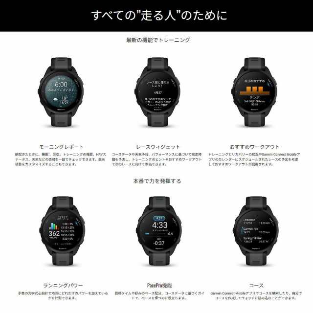 Forerunner 165 Music | スポーツ＆アウトドア | Garmin 日本