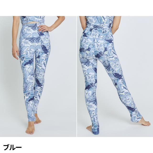 ジュリエ Julier lauae leafプリントスーパーハイレギンス レディース