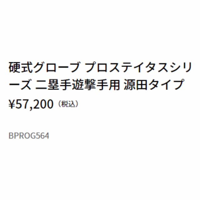 ゼット ZETT 【専用グラブ袋付き】 プロステイタス PROSTATUS 硬式用グラブ 内野手用 二塁手 遊撃手 源田タイプ サイズ4 一般 小指2本入