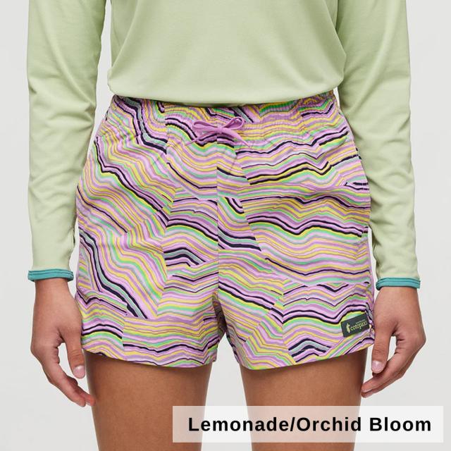 コトパクシ COTOPAXI Brinco Short Print レディース マルチカラー レトロ インナーパンツ付き ショート丈  短パン スポーツ パンツ アウトドア ハイキング ボルダリング スイミング キャンプ 4201440401241 4201440402241 4201440403241 4201440404241 コトパクシ COTOPAXI Brinco Short Print レディース マルチカラー