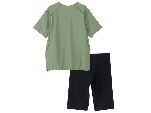 スピード speedo MJG 上下セット メンズ カーキ 枯草色 水泳 スイム