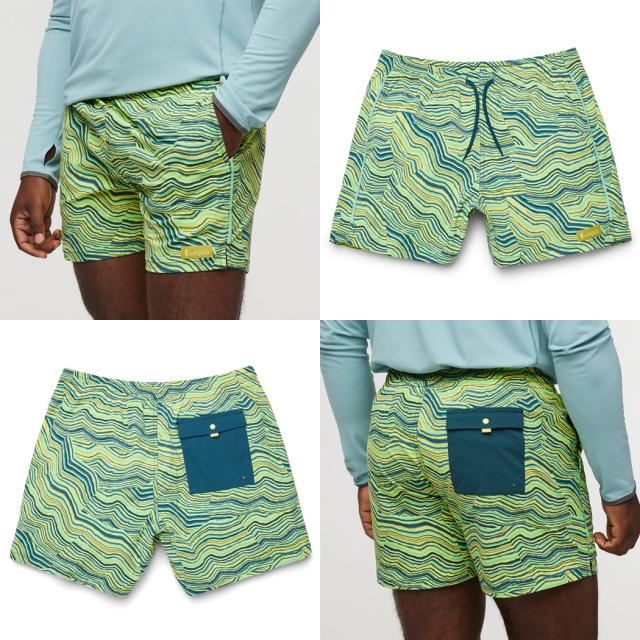 コトパクシ COTOPAXI Brinco Short Print メンズ マルチカラー レトロ インナーパンツ付き ショート丈  短パン スポーツ ランニング パンツ アウトドア ハイキング ボルダリング スイミング キャンプ 4201340385241 4201340384241 4201340383241 4201340382241の通販は