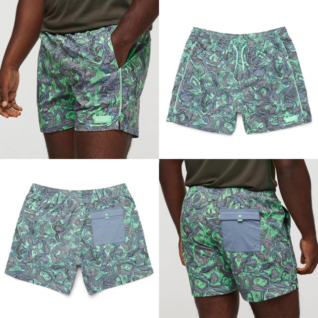 コトパクシ COTOPAXI Brinco Short Print メンズ マルチカラー レトロ インナーパンツ付き ショート丈  短パン スポーツ ランニング パンツ アウトドア ハイキング ボルダリング スイミング キャンプ 4201340385241 4201340384241 4201340383241 4201340382241の通販は