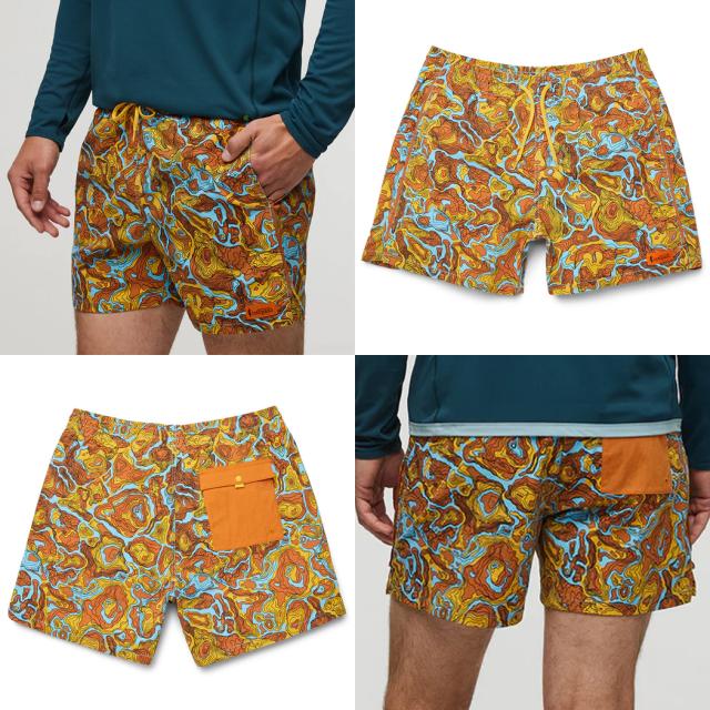 コトパクシ COTOPAXI Brinco Short Print メンズ マルチカラー レトロ インナーパンツ付き ショート丈  短パン スポーツ ランニング パンツ アウトドア ハイキング ボルダリング スイミング キャンプ 4201340385241 4201340384241 4201340383241 4201340382241の通販は