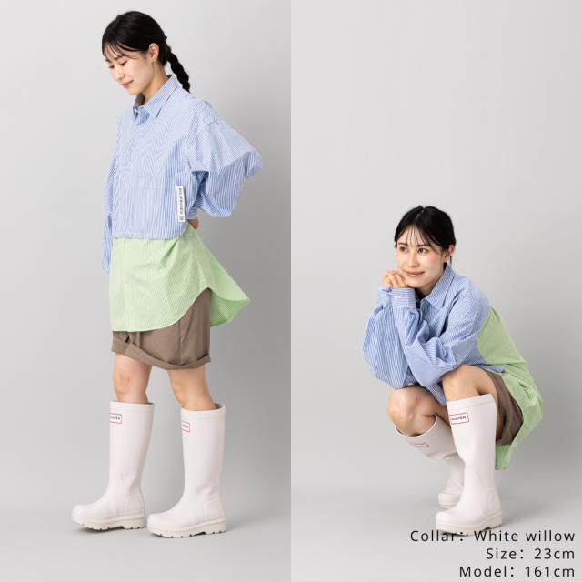 ハンター HUNTER 【正規取扱販売店】ORIGINAL 2.0 TALL BOOT オリジナル 2.0 トール ブーツ 厚底でスタイルアップ 足長効果 メンズ レディース ユニセックス レインシューズ レインブーツ 長靴 雨靴 防水 天然ゴム 通勤 通学 雨 ロゴ シンプル オールシーズン UFT7000RMA
