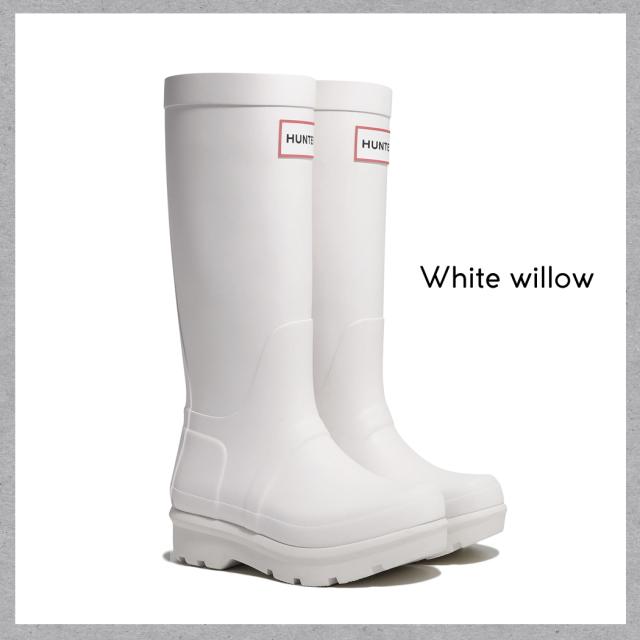 ハンター HUNTER 【正規取扱販売店】ORIGINAL 2.0 TALL BOOT オリジナル 2.0 トール ブーツ 厚底でスタイルアップ 足長効果 メンズ レディース ユニセックス レインシューズ レインブーツ 長靴 雨靴 防水 天然ゴム 通勤 通学 雨 ロゴ シンプル オールシーズン UFT7000RMA