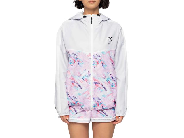 ロキシー ROXY HEALING TIME JACKET ヒーリング タイム ジャケット レディース 春 秋 冬 撥水 ピンク 桃色 ホワイト 白 スポーツ フィットネス パーカー ジャケット RJK244513-MULの通販は
