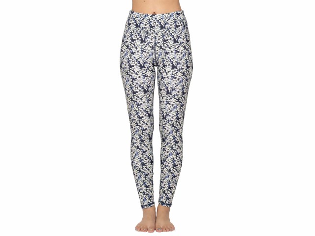 ロキシー ROXY HEALING TIME LEGGINGS ヒーリング タイム レギンス レディース オールシーズン 水陸両用 速乾 UVカット ネイビー 紺 スポ