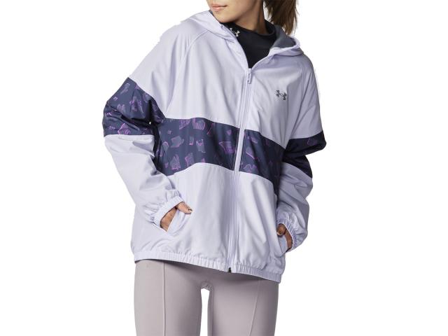 アンダーアーマー UNDER ARMOUR UAトリコット ウーブン フルジップ フーディー レディース 秋 冬 パープル 紫 スポーツ フィットネス パーカー ジャケット 1388192-535の通販は