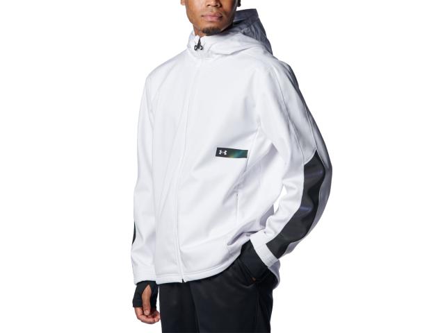 アンダーアーマー UNDER ARMOUR UAウインター ニット 3レイヤー ジャケット4.0 メンズ 秋 冬 ホワイト 白 スポーツ トレーニング パーカー ジャケット 1388235-100の通販は