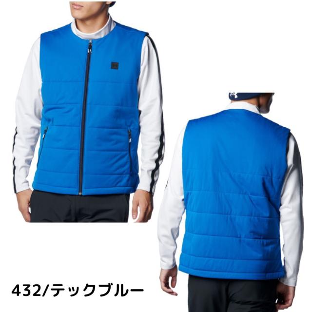 アンダーアーマー UNDER ARMOUR UA ドライブ プロ インサレーテッド ベスト ブラック ホワイト ブルー ゴルフ ウェア ベスト 1388321 001 100 432_5